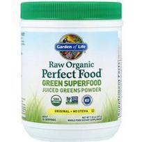 Garden of Life, Žalias ekologiškas „Perfect Food®“, žalias supermaistas, sulčių žalumynų milteliai, originalūs, 207 g