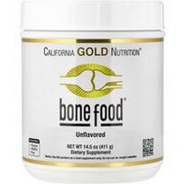California Gold Nutrition, Kaulų maistas su kolageno peptidais, hialurono rūgštimi, vitaminais ir mineralais, 14.50 oz (411 g)