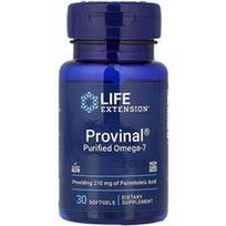 Life Extension, Provinal® išgrynintas Omega-7, 30 minkštųjų gelių (420 mg vienam minkštam geliui)