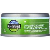 Wild Planet, Ekologiška kepta vištienos krūtinėlė su šonkaulių mėsa, 5 uncijos (142 g)