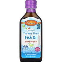 Carlson, Vaikiški, norvegiški, geriausi žuvų taukai, natūralūs mišrios uogos, 800 mg, 6.7 fl oz (200 ml)