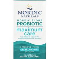 Nordic Naturals, Nordic Flora Probiotic, Maximum Care, 90 milijardų KSV, 30 kapsulių