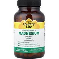 Country Life, Target-Mins®, magnis su silicio dioksidu, 120 veganiškų kapsulių