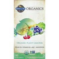 Garden of Life, Ekologiškas augalinis kalcis, 180 veganiškų tablečių
