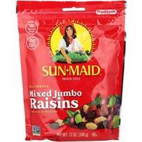 Sun-Maid, Kalifornijos mišrios jumbo razinos, 12 uncijų (340 g)