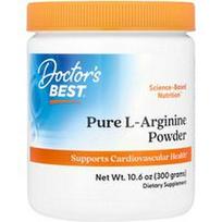 Doctor's Best, Gryni L-arginino milteliai, 10.6 uncijos (300 g)