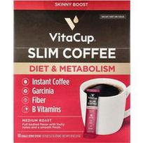 VitaCup, „Slim“ tirpi kava, vidutiniškai skrudinta, 10 vienkartinių pakelių, po 3,7 g