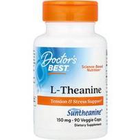 Doctor's Best, L-teaninas, 150 mg, 90 vegetariškų kapsulių