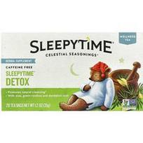 Celestial Seasonings, Sveikatingumo arbata, mieguistoji® detoksikacija, be kofeino, 20 arbatos maišelių, 1,2 uncijos (35 g)