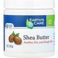 Earth's Care, 100% grynas taukmedžio sviestas, 6 uncijos (170 g)