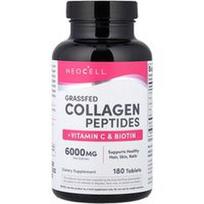 NeoCell, Žole maitinami kolageno peptidai + vitaminas C ir biotinas, 180 tablečių