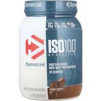 Dymatize, ISO100® hidrolizuoti baltymų milteliai, gurmaniškas šokoladas, 1,43 svaro (650 g)