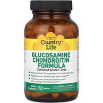 Country Life, Gliukozamino ir chondroitino formulė, 90 kapsulių