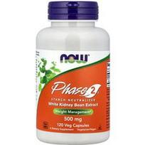 NOW Foods, „Phase 2®“, krakmolo neutralizatorius, 500 mg, 120 vegetariškų kapsulių