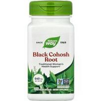 Nature's Way, Juodoji Cohosh šaknis, 540 mg, 100 veganiškų kapsulių