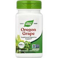 Nature's Way, Oregono vynuogės, 500 mg, 90 veganiškų kapsulių