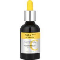 Missha, Vita C Plus askorbo rūgštis, dėmių korekcija ir stangrinamoji ampulė, 1.01 fl oz (30 ml)