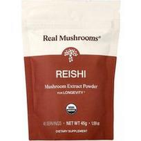 Real Mushrooms, Reishi grybų ekstrakto milteliai, 45 g