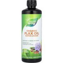 Nature's Way, Organinis linų sėmenų aliejus, superlignanas, 720 ml (24 skysčio uncijos)
