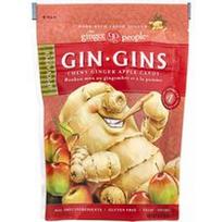 The Ginger People, Gin Gins®, kramtomi imbieriniai obuolių saldainiai, aštrūs obuoliai, 84 g