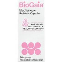 BioGaia, Elactia®, Mum, 90 mg, 30 kapsulių