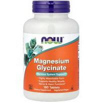 NOW Foods, Magnio glicinatas, 180 tablečių (100 mg vienoje tabletėje)