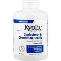 Kyolic, Sendinto česnako ekstraktas™, cholesterolio ir kraujotakos sveikatai, 180 minkštųjų kapsulių