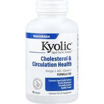 Kyolic, Sendinto česnako ekstraktas™, cholesterolio ir kraujotakos sveikatai, 90 minkštųjų kapsulių