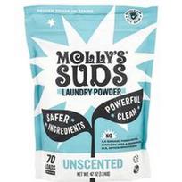 Molly's Suds, Skalbinių milteliai, bekvapiai, 47 oz (1.3 kg)