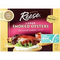 Reese, Didelės rūkytos austrės, 105 g (3,7 uncijos)