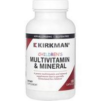 Kirkman Labs, Vaikams skirtas multivitaminų ir mineralų kompleksas, 120 kapsulių