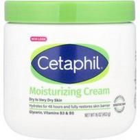 Cetaphil, Drėkinamasis kremas, be kvapiųjų medžiagų, 16 oz (453 g)