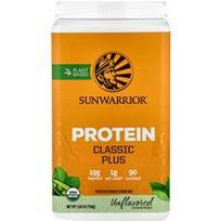 Sunwarrior, „Classic Plus“ baltyminis, beskonis, 750 g