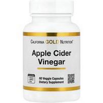 California Gold Nutrition, Obuolių sidro actas, 60 daržovių kapsulių (450 mg vienoje kapsulėje)