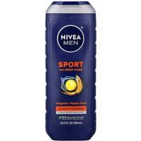 Nivea, Vyrams skirtas 3 viename kūno prausiklis „Sport“, mandarinų ir pipirų skonio, 500 ml