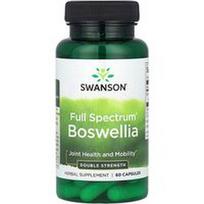 Swanson Vitamins, Viso spektro® bosvelija, dvigubo stiprumo, 60 kapsulių (800 mg vienoje kapsulėje)