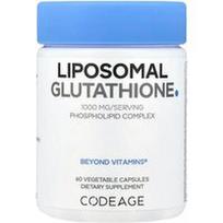 Codeage, Liposominis glutationas, 60 augalinių kapsulių (500 mg vienoje kapsulėje)