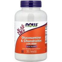 NOW Foods, Gliukozaminas ir chondroitinas su MSM, 180 kapsulių