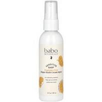 Babo Botanicals, Jautrus kūdikis, sauskelnių bėrimo kremo purškiklis, be kvapiųjų medžiagų, 3 fl oz (89 ml)
