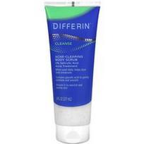 Differin, Spuogus valantis kūno šveitiklis, 8 fl oz (237 ml)