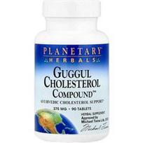 Planetary Herbals, Guggul cholesterolio junginys™, 90 tablečių