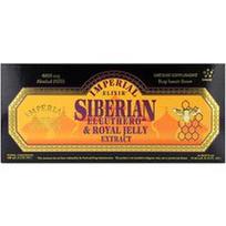 Imperial Elixir, Sibiro eleuthero ir bičių pienelio ekstraktas, be alkoholio, 10 buteliukų, po 0,34 fl oz (10 ml)