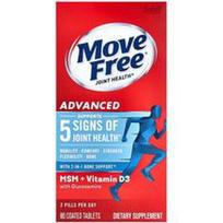 Schiff, „Move Free®“ sąnarių sveikatai, MSM ir vitaminui D3 su gliukozaminu, 80 dengtų tablečių