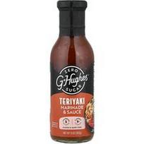 G Hughes, Teriyaki marinatas ir padažas be cukraus, 367 g