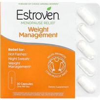 Estroven, Menopauzės palengvinimas, svorio valdymas, 30 kapsulių