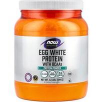 NOW Foods, Sportiniai, kiaušinių baltymų baltymai su BCAA, baltymų milteliai, be skonio, 544 g
