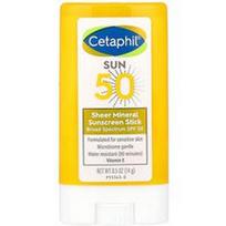 Cetaphil, Skaidrus mineralinis kremas nuo saulės, SPF 50, 0.5 oz (14 g)