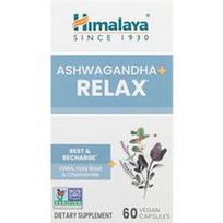 Himalaya, Ashwagandha + Relax, 60 veganiškų kapsulių