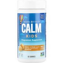Natural Vitality, CALM®, vaikiški guminukai, saldūs citrusiniai vaisiai, 83 mg, 60 guminukų