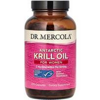 Dr. Mercola, Antarktidos krilių aliejus moterims, 270 kapsulių